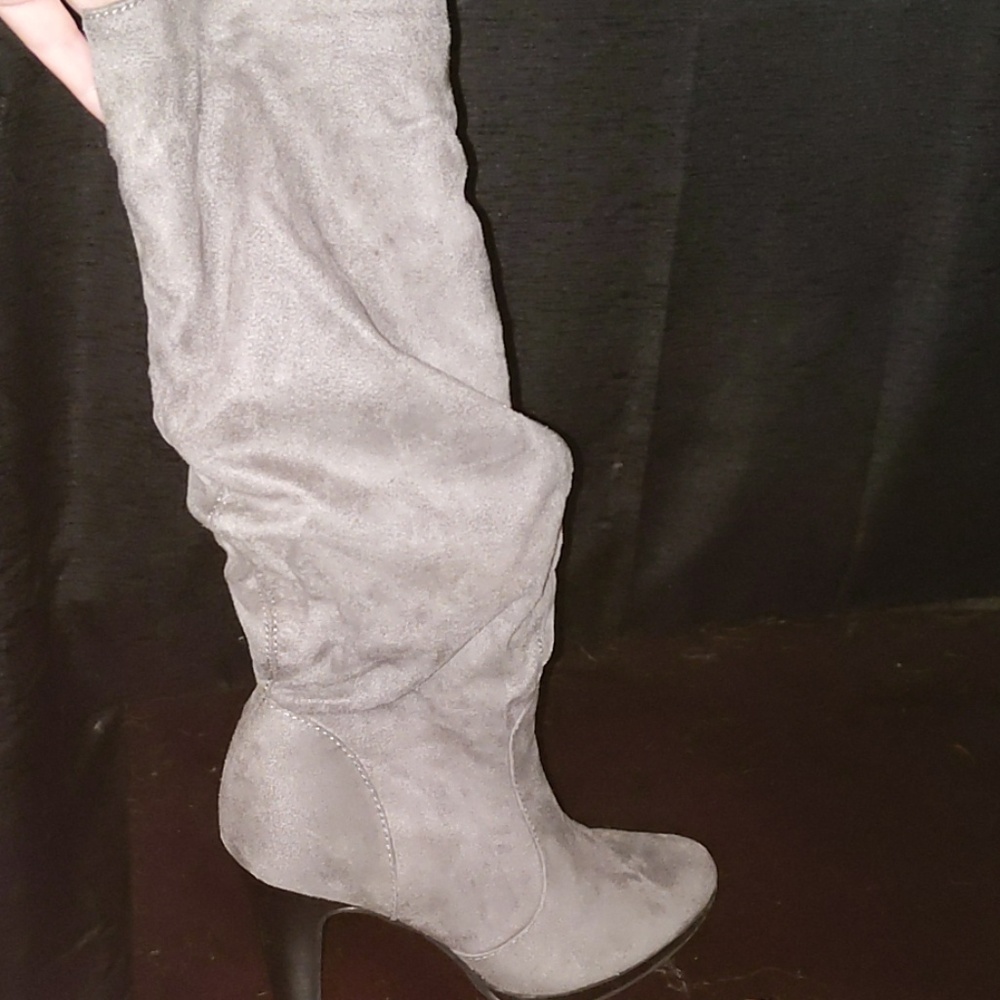 grey boots
